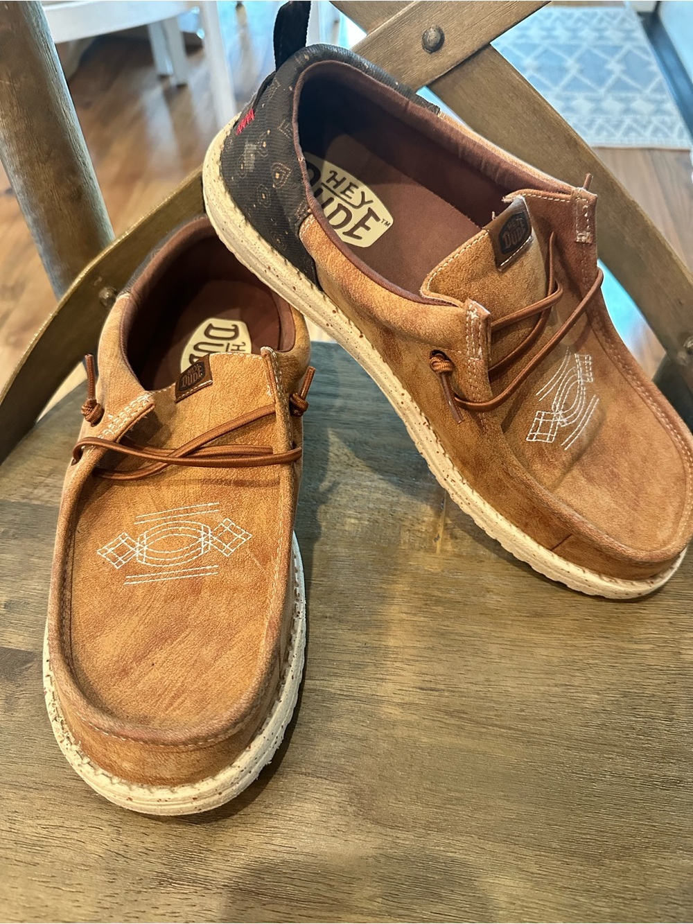 Hey Dude Men’s Wally Funk Casual Slip-On Boat Shoes